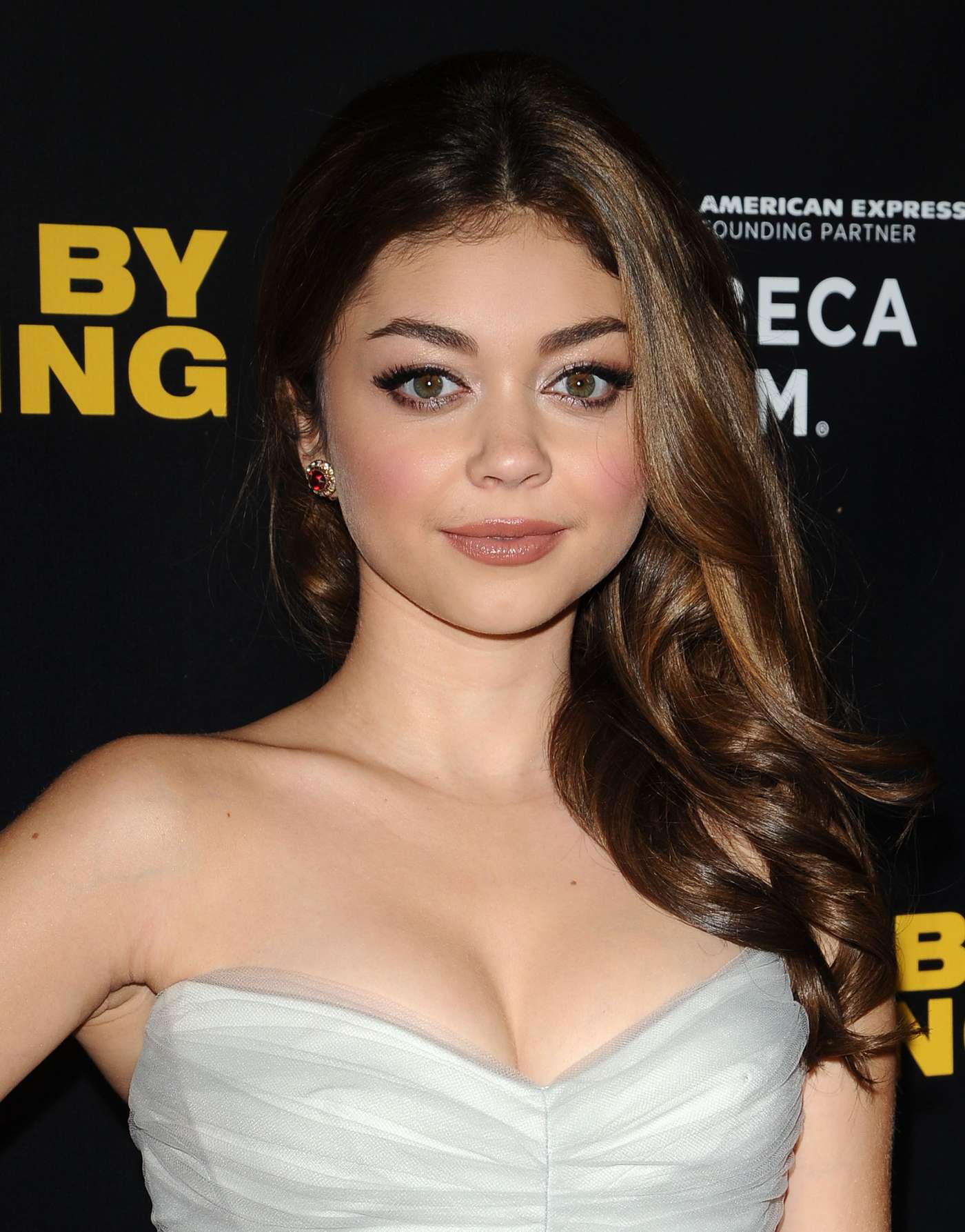 Sarah Hyland in tight dress at Struck By Lightning premiere in LA 01/06/13